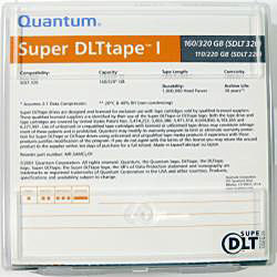 Quantum MR-SAMCL-01 SDLT 160-320 GB 558.7M Tape (Refurbished)