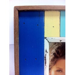 Wood Beach House Double Picture Frame (Thailand)