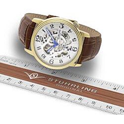 Stuhrling Original Men's 'Othello' Skeleton Automatic Watch