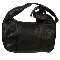 Made in Italy Desmo Black Nappa Hobo