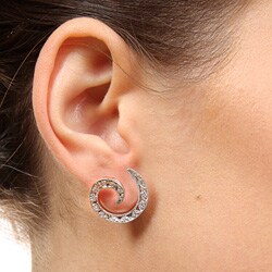 Tacori 18k White Gold 2/5ct TDW Diamond Earrings (G, VS1-VS2)
