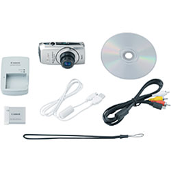 Canon PowerShot SD4000IS 10MP Silver Digital Camera
