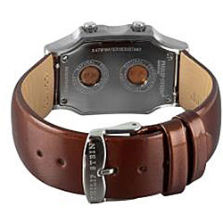 Philip Stein Women's 'Signature' Chocolate Patent Leather Strap Watch 1-G-CB-LCH 