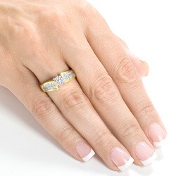 18k Yellow Gold 2ct TDW Diamond Engagement Ring (F-G, I1-I2)