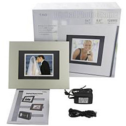 TAO 5.6-inch Brushed Gold Digital Photo Frame