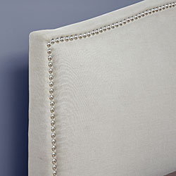 Aisling Cream Fabric King Platform Bed
