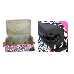 World Traveler 3-piece Damask Expandable Luggage Set