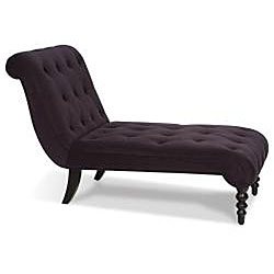 Office Star Avenue Six Curves Tufted Chaise Lounge