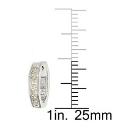 10k Gold 1/4ct TDW Diamond Geometric Earrings (K-L, I2-I3)