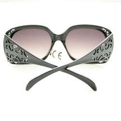 Women's P10048 Black Oversized Sunglasses