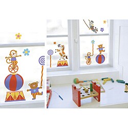 Nouvelles 'Circus' Vinyl Window Decal