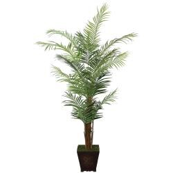 Laura Ashley Realistic 7-ft Artificial Areca Palm Tree
