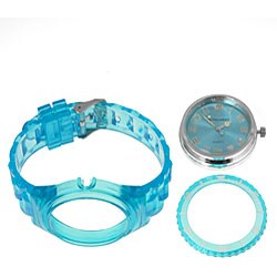 Monument Unisex Blue Jelly Interchangeable Fashion Watch