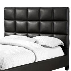 Sarajevo Dark Brown Tufted Upholstered Queen Bed