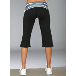 Pure Lime Women's Gym 3/4-length Hipster Pants