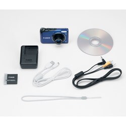 Canon PowerShot A2200 14.1MP Blue Digital Camera