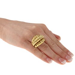 18k Yellow Gold Twisted Cable Estate Ring