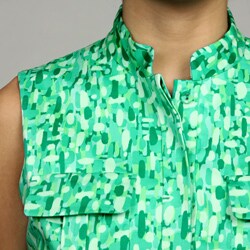 Calvin Klein Women's Belted Print Dress