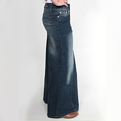 Tabeez Women's Blue Denim Mermaid Skirt