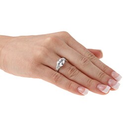 Tacori IV Sterling Silver Cubic Zirconia Engagement-style Ring
