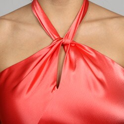 Issue New York Women's Keyhole Halter Evening Gown