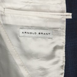 Arnold Brant Men's Windowpane Wool Slim-fit Sportcoat