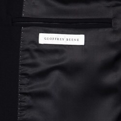 Geoffrey Beene Men's Black Wool Suit