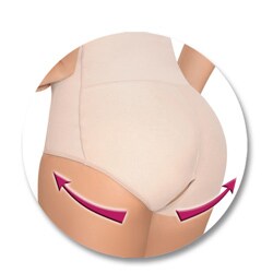Perfect Figure Women's Latex Powernet Strapless Body Shaper