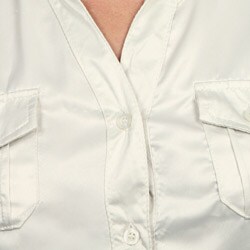 Last Kiss Women's Two-pocket Roll-up Sleeves Shirt