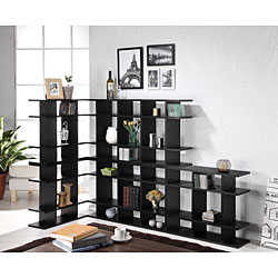 Cooper Stackable Black Wood Display Stand