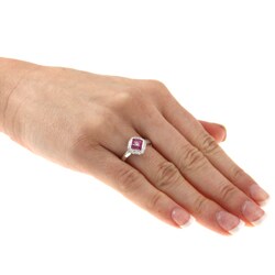Encore by Le Vian 18k Gold Pink Sapphire and 1/4ct TDW Diamond Ring