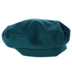 Rothschild Girl's Blue Wool Dress Coat and Hat Set