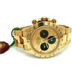 Pre-owned Rolex Men's 18K Yellow Gold Paul Newman Dial Daytona Watch