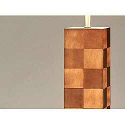Nova Lighting 'Rootbeer Square' Table Lamp