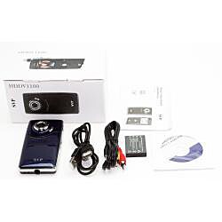 SVP HDDV1100 Navy Blue HD Digital Camcorder with 32GB SD Card