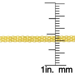 14k Yellow Gold 18-inch Bismark Chain