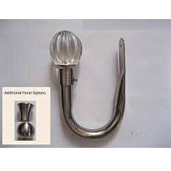 Modern 48 to 86-inch Extendable Metal Curtain Rod Set