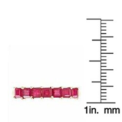 Dyach 14k Yellow Gold Ruby Classic Ring