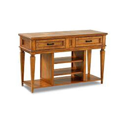 Concord Oak Media Console Table