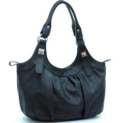 Dasein Faux Leather Hobo Bag