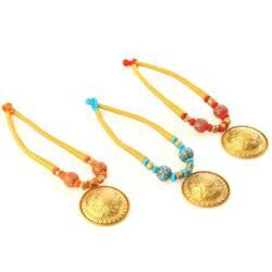 Goldtone Natural Stone Bead Necklace