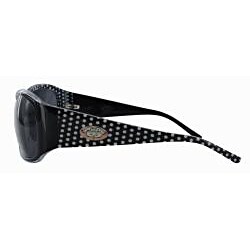 Phoebe Couture Women's Black/ White Fashion Sunglasses