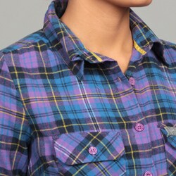 Envy Me Junior's Plaid 2-Pocket Top