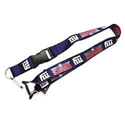 New York Giants Reversible Lanyard Keychain Ticket ID Holder