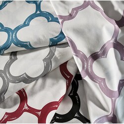 Lyon Cotton Rich Percale 300 Thread Count Queen Sheet Set
