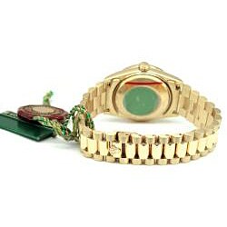 Pre-owned Rolex Women's 18k Yellow Gold Oyster Perpetual Datejust Watch