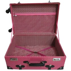 Amerileather 'Pink Vintage' 23-inch Spinner Trunk Upright