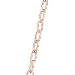 Rose Goldplated Silver White Quartz By the Yard Necklace