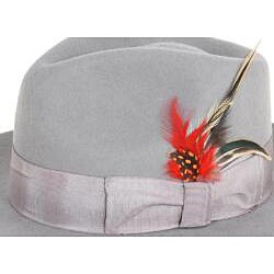Ferrecci Men's Gray Wool Fedora Hat