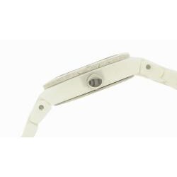 Le Chateau Women's 'Persida' White Ceramic Sapphire Crystal Watch